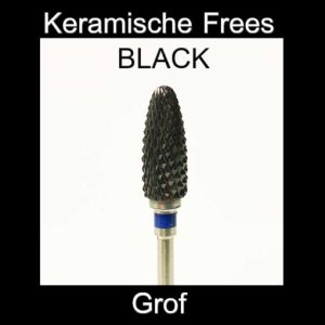 Keramische Frees Black Grof