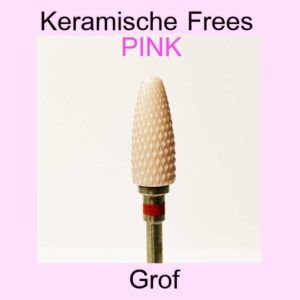 Keramische Frees Pink Grof