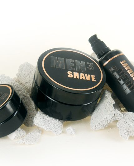 MEN³ - Shaving box - ( pre-shave, shave, aftershave)